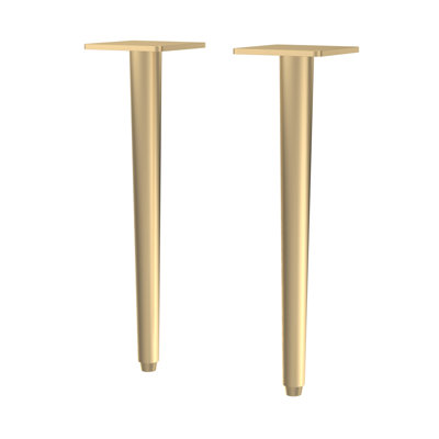 Wall Hung Vanity Decorative Leg Set - Chrome