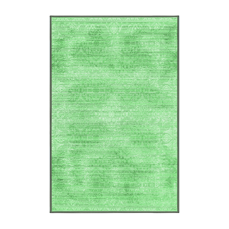 Anabelli Washable Abstract Indoor Rug, Rectangle 4' x 6'