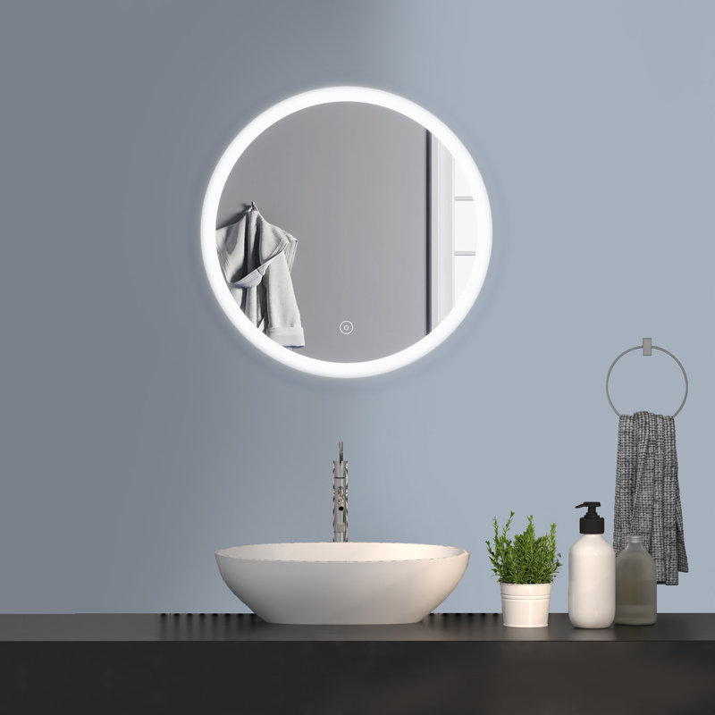 Miroir Jaslean, H 26 po x l 26 po x P 2 po