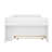 Daybed With Drawers And Trundle Bed, Shelves And Tables, USB Charging Station-862416962