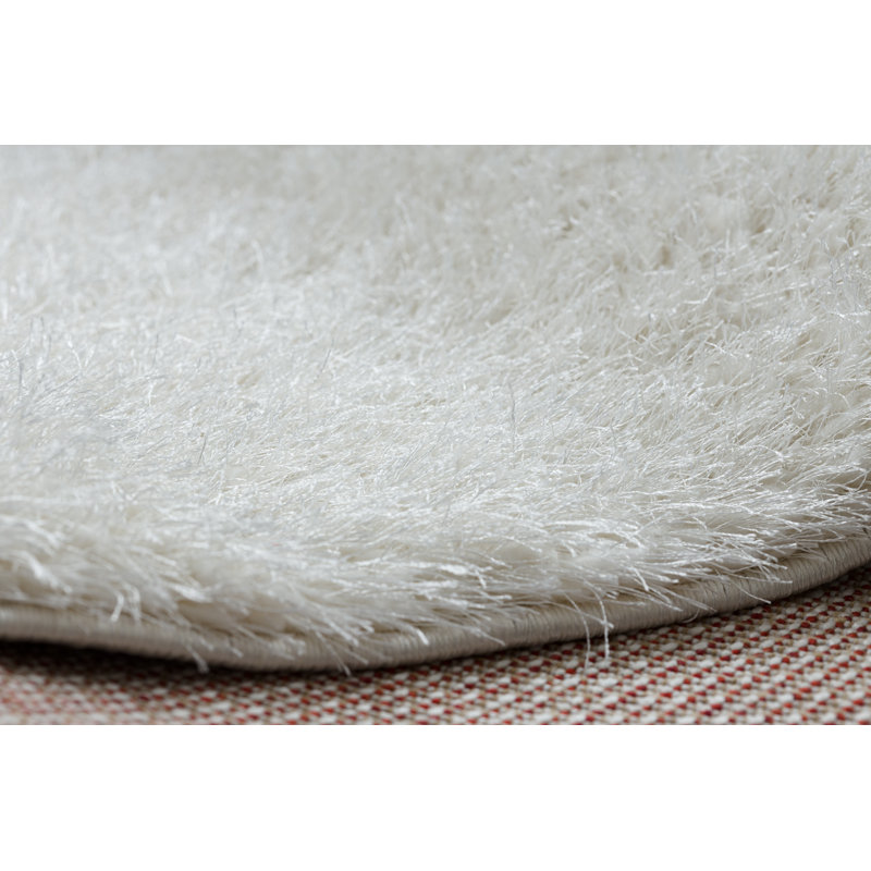 Taryn Solid Colour Area Rug, White, Rectangle 80 x 150cm