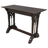 Rose Valley Gothic Revival Console Table