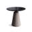 Black Round Solid Wood Dining table-929452224