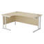 L-Shaped Metal Base Desk Shell-20428140-20428141-20428145