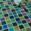 Carreau de mosaïque en verre 2 po x 2 po-70897538