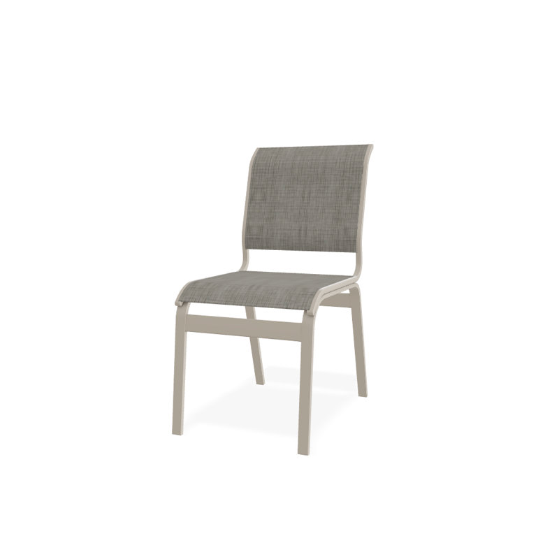 Chaise d'appoint de salle à manger Hiraku, Désert texturé, Fumée