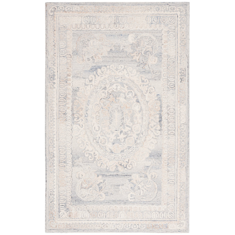 Chenee Tufted Wool & Cotton Performance Oriental Rug, Rectangle 4' x 6'