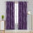 Spurgh Sliver Wave Foil Print Blackout Thermal Grommet Curtain Panels (Set of 2)-792607121-792607136