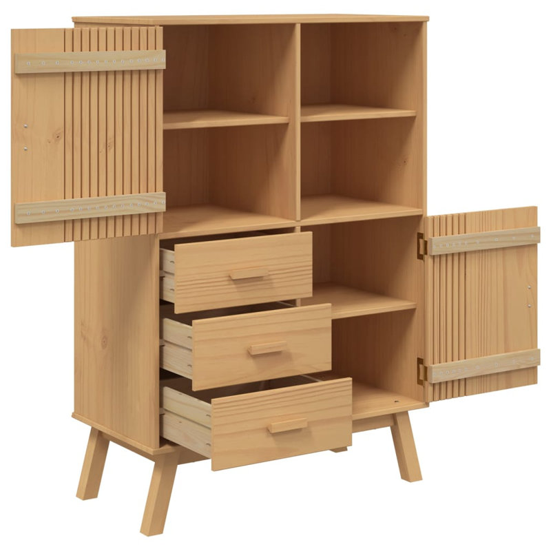Maud Rectangle Accent Accent Chest, Brown