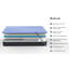Matelas grand 12 po - La housse en tissu respirant permet une circulation optimale de l'air La conception à 6 couches allie confort et durabilité