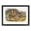 Prairie Wolves by J.W. Audubon - Picture Frame Painting Print-55601828-55601829