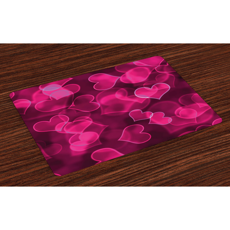 Uinta Hearts Blurry Placemat