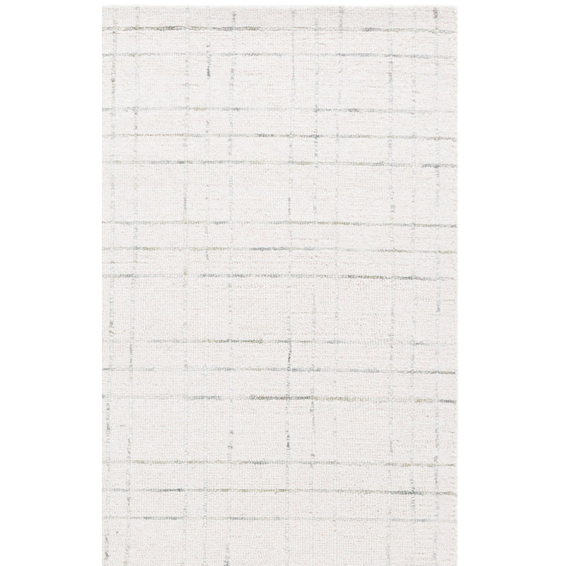 Genre 551 Hand Tufted 80% Wool; 20% Cotton Geometric Rug, Rectangle 4' x 6'