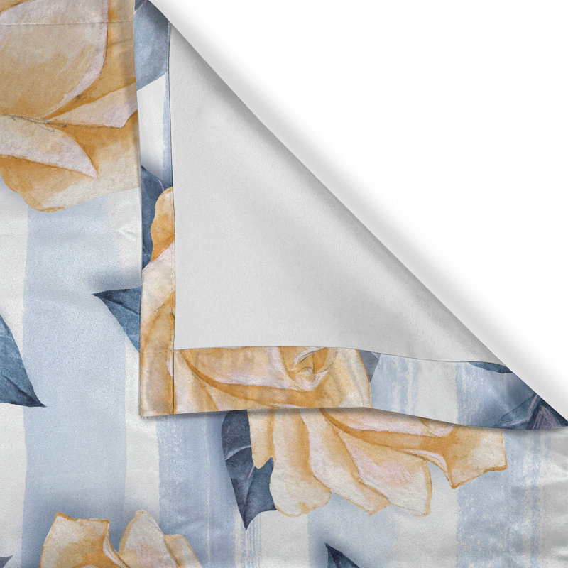 Ken Polyester Semi Sheer Curtain Pair