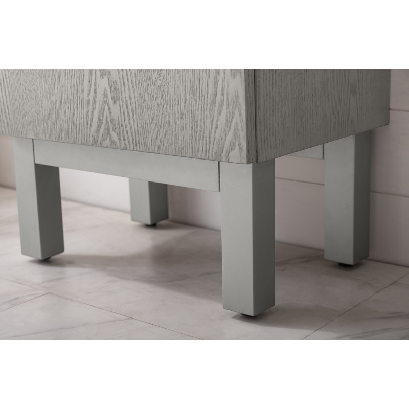 Ensemble de meuble-lavabo simple 16,5 po Jarrettsville, Chêne
