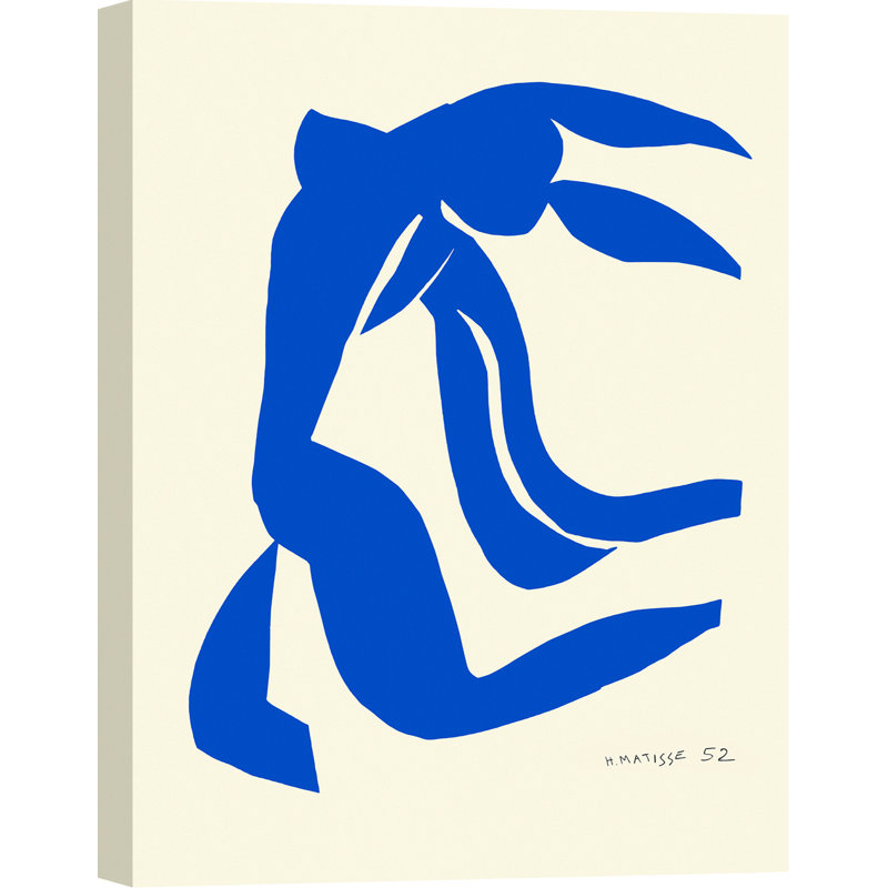 3HM7478 Blue Nude VII by Henri Matisse - Wrapped Canvas Print, 70cm H x 50cm W