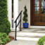 Balustrade de transition en aluminium 4 pi