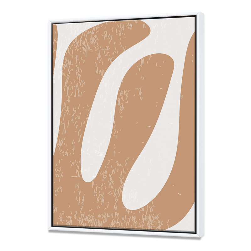 «Minimal Elementary and Geometric Compostions XX XXXVII», reproduction sur toile flottante, Toile blanche encadrée