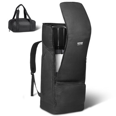 Étui pour télescope, sac à dos de rangement pour télescope de 29,9 po avec sangle sécurisée, poches et douillettes douillettes, étui de transport pour tube optique et trépied, poche à contrepoids