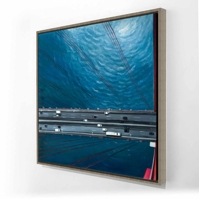 Art du Golden Gate | Toile encadrée Blue Sea