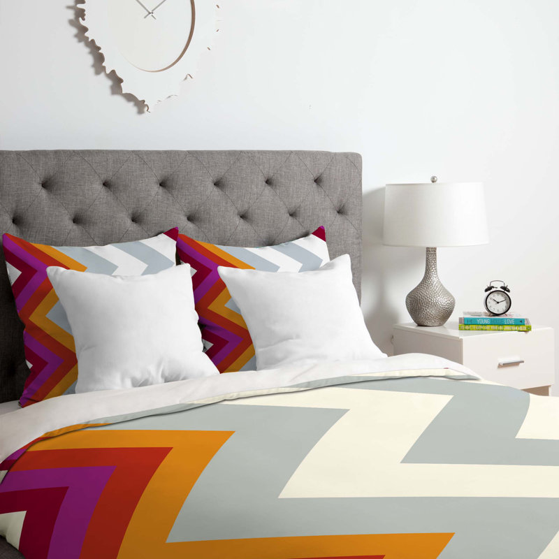 Ensemble de housse de couette moderne solstice, Housse de couette pour très grand lit et 2 très 