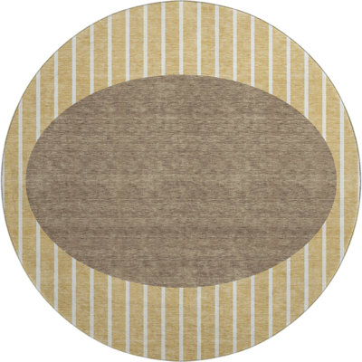 Premium Machine Washable Naglee AMF994 Stripes Rug
