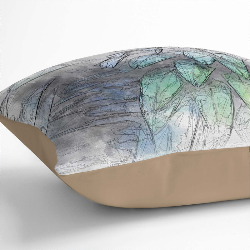 Square Throw Cushion, Stone, 55cm H x 55cm W x 20cm D