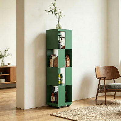 Tall Carbon Steel Rolling Storage Shelf