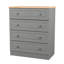 74 cm W Chest of 4 Drawers-226756516