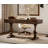 Home Office Set, 59.1" Executive Desk With Power Hub & 73.3" Open Shelf Bookcase With 6 Drawers Set Of 2, Espresso-1195543338-1195543348