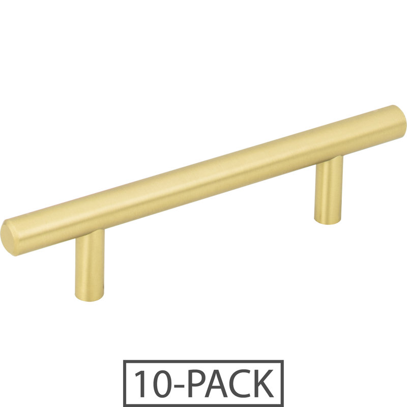 Naples 3" Center to Center Bar Pull, Brushed Gold