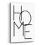  «Home» par Susan Ball, art mural en verre acrylique, 12 po x 16 po