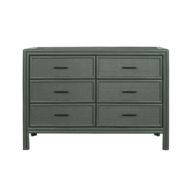 Aruba 6 - Drawer Dresser, Evergreen