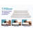 Aphrodite Queen Size 2-Pack Gel Memory Foam Pillows – Cooling, Luxury Comfort, Washable Cover, Medium Firm-587231124