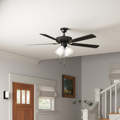 Hutcheson 52'' Ceiling Fan with Light Kit