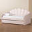 Baxton Studio Timila Modern and Contemporary Light Pink Velvet Fabric Upholstered Full Size Daybed with Trundle-2004612248