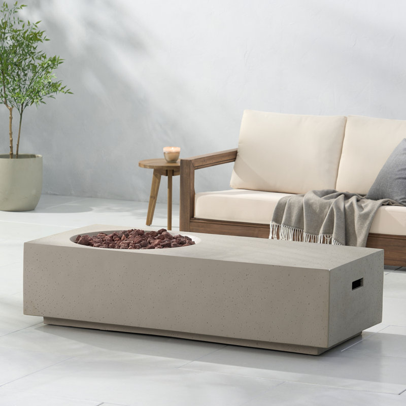 Foyer d'extérieur rectangulaire 14,75 po MGO - 50 000 BTU