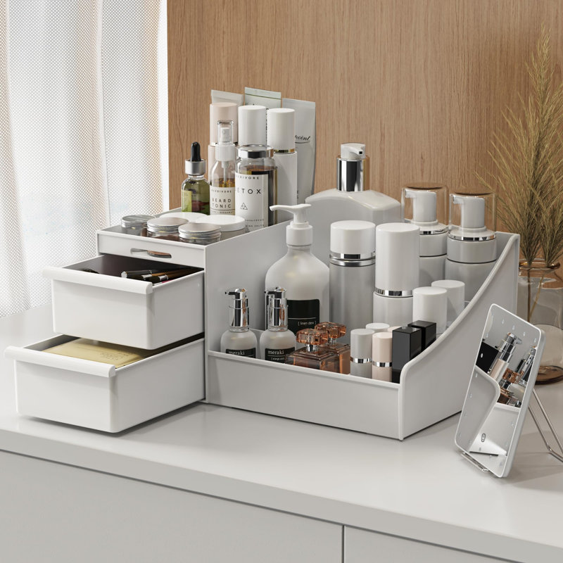 Diara Plastic 7 Compartment Makeup Organiser