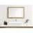 Rectangle Pieced Wood Bathroom Mirror