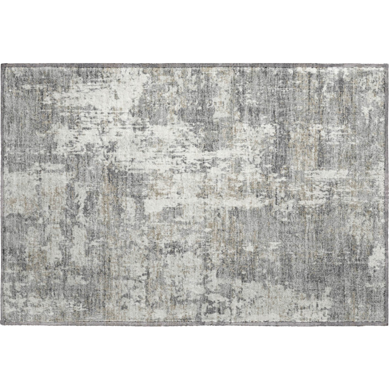 Premium Machine Washable Mayfield AMF1008 Abstract Rug, Rectangle 1'8" x 2'6"