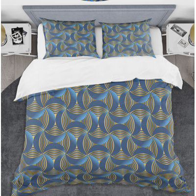 Polyester Twill Abstract Duvet Cover Set