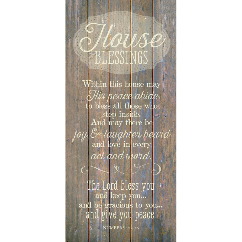 " House Blessing… "