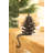 CAST IRON PINECONE STOCKING HOLDER