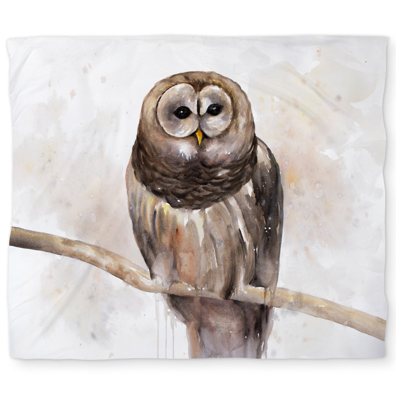 Barred Owl Rustic Duvet Cover - Cozy Home Decor Solution, King Duvet Cover