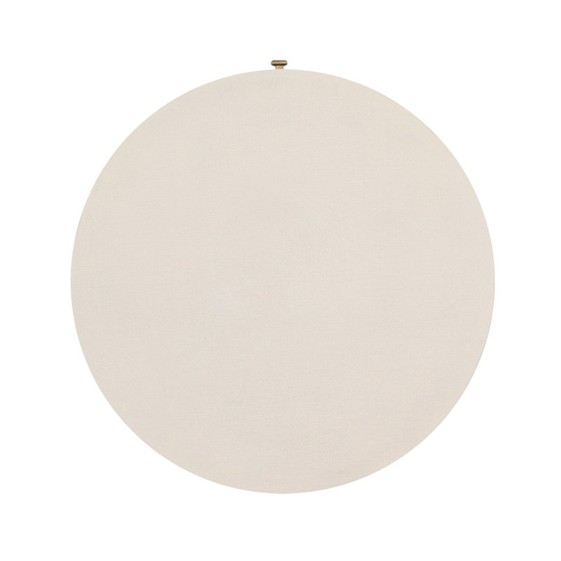 Chiro Nightstand-Black Linen, Ivory Painted Linen