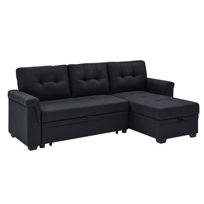 86'' Upholstered Pull-Out Sofa Bed