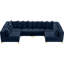 138" Wide Velvet Symmetrical Corner Sectional-82749524