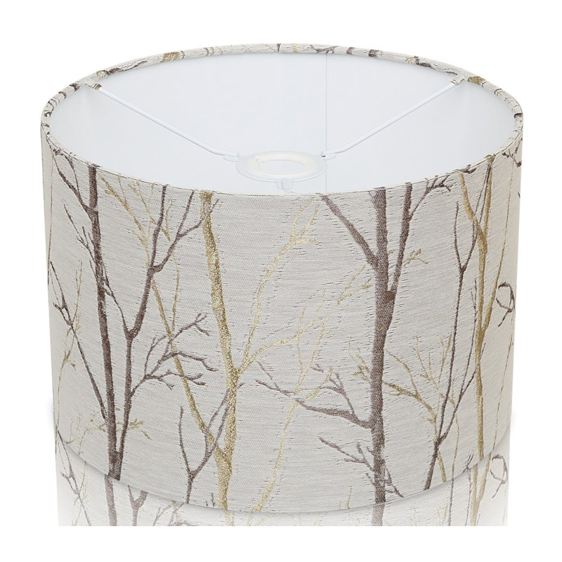 Cotton Drum Pendant Shade ( Screw On ) in A, 22 cm H x 35 cm W x 35 cm D
