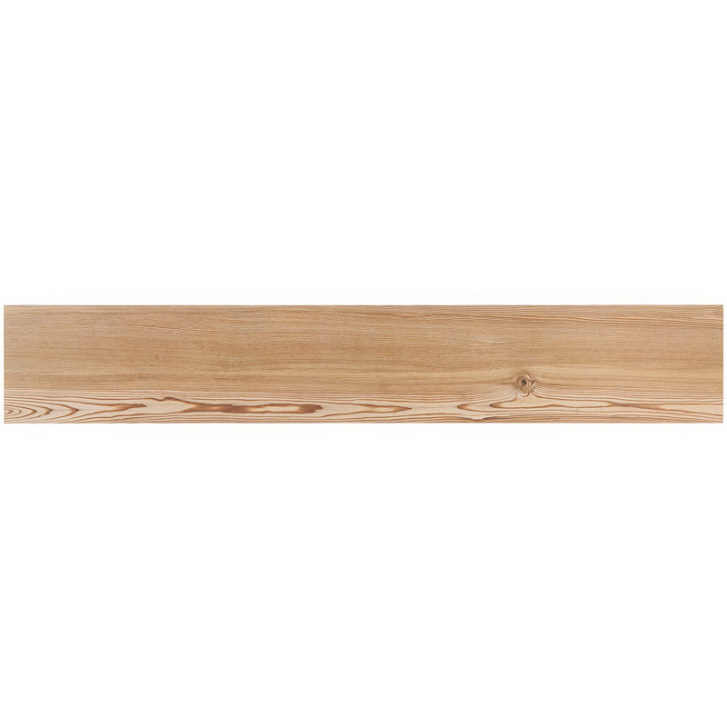 Carreau de mur et de plancher en porcelaine aspect bois 8 po x 47 po Evergreen (10,32 pieds carrés / caisse), Amande