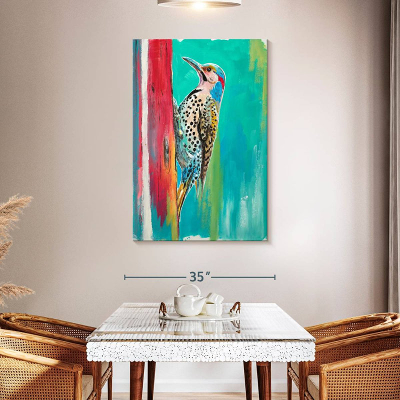 Brampt Woodpecker II, 48" H x 32" W